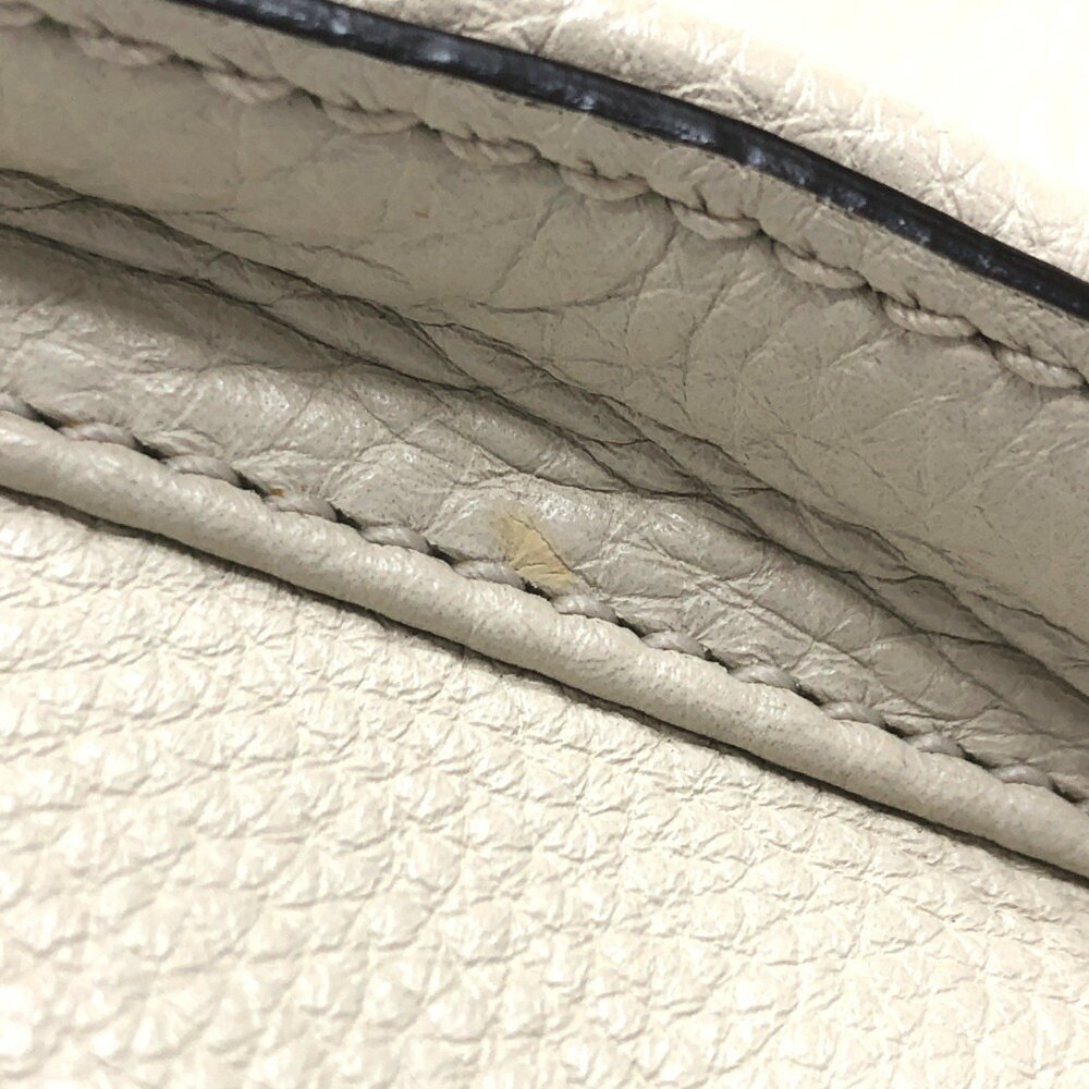 GUCCI Authentic White Leather Bamboo Backpack - Picture 7 of 16